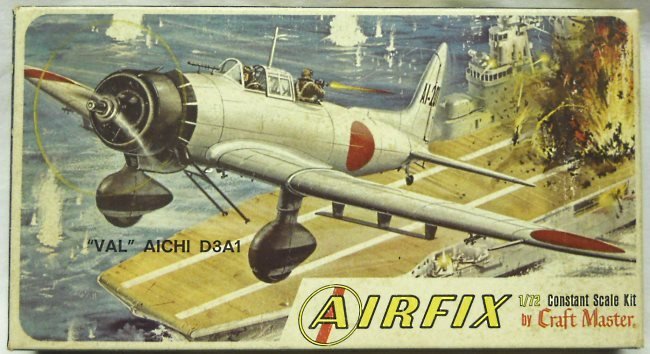 Airfix 1/72 Aichi D3AI Val - Craftmaster Issue, 1227-50 plastic model kit